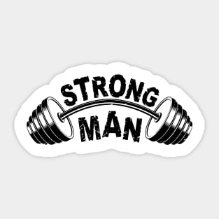 Strong Man Sticker